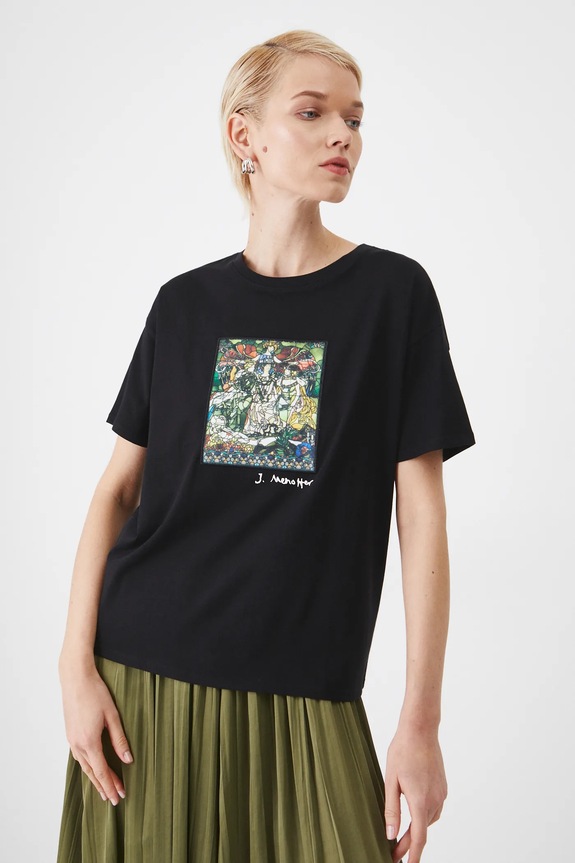 Medicine t-shirt bawełniany RS25.TSD261 czarny RS25