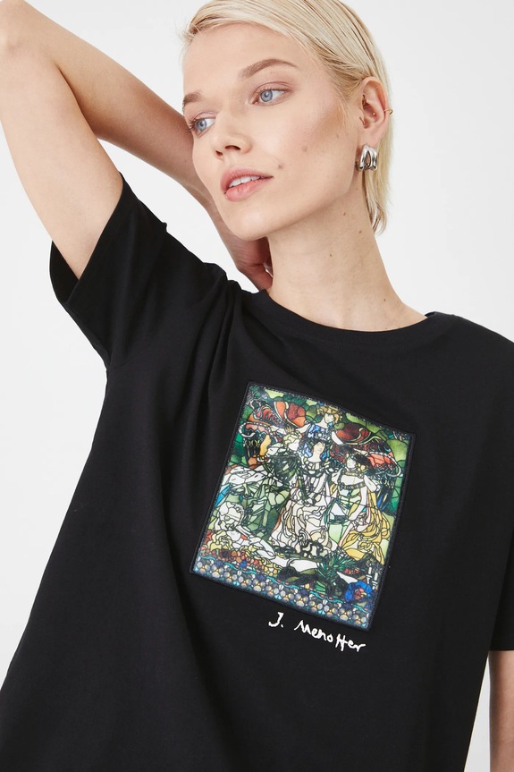 Medicine t-shirt bawełniany RS25.TSD261 czarny