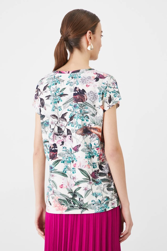 Bavlnené tričko dámske s elastanom by BEART. Ewa Balcerzak, Graphics Series viac farieb viacfarebná RS25-TSD450