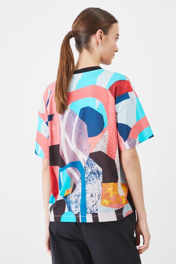 Bavlněné tričko dámské by Mila Raczkowska, Graphics Series více barev vícebarevná RS25.TSD451