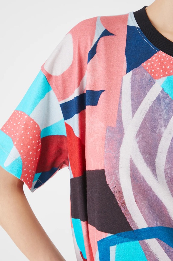 Bavlněné tričko dámské by Mila Raczkowska, Graphics Series více barev RS25.TSD451