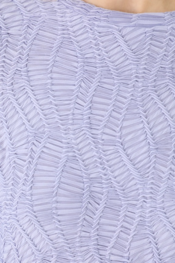 T-shirt damski z fakturą kolor niebieski RS25-TSD501 niebieski