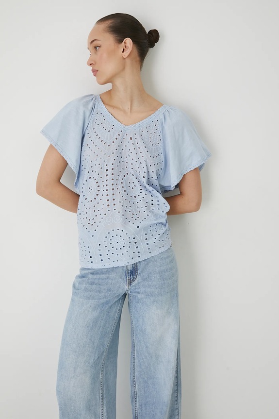 Medicine t-shirt bawełniany niebieski RS25-TSD705