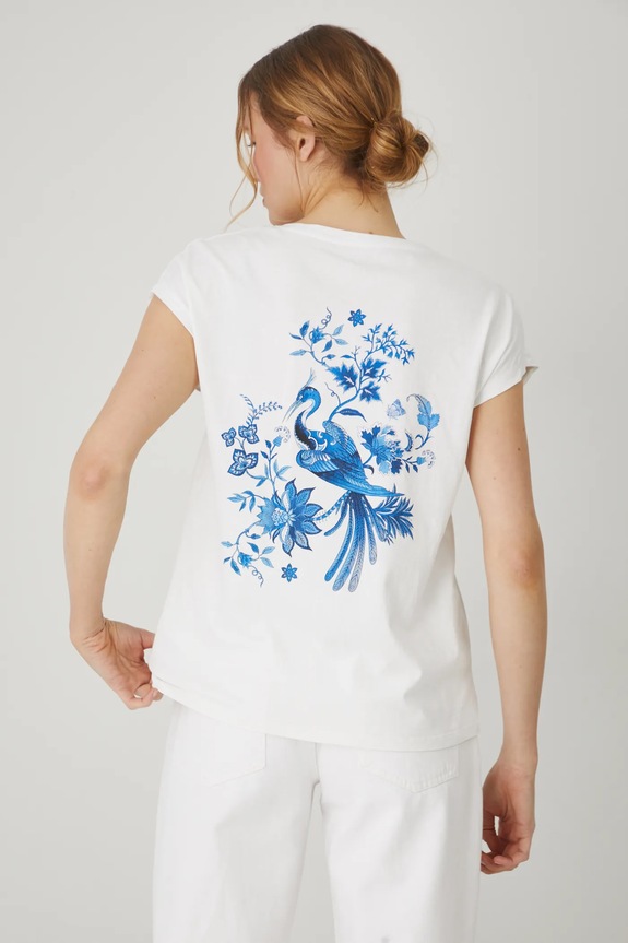 Odzież Medicine t-shirt bawełniany RS25-TSD713 beżowy