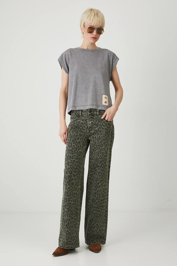 Oblačila Bombažna kratka majica Medicine RS25-TSD854 siva