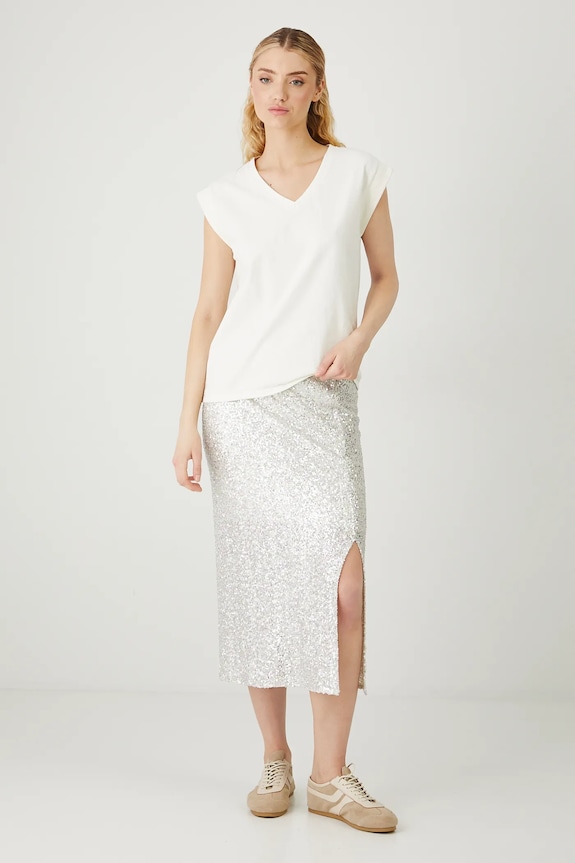 Medicine t-shirt bawełniany RS25-TSD906 beżowy RS25