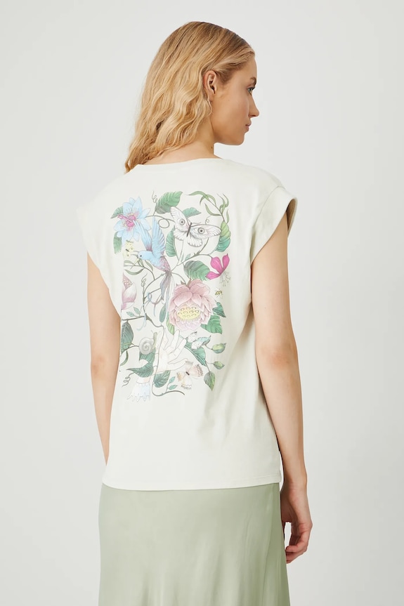 Îmbrăcăminte Medicine tricou din bumbac RS25-TSD906 verde