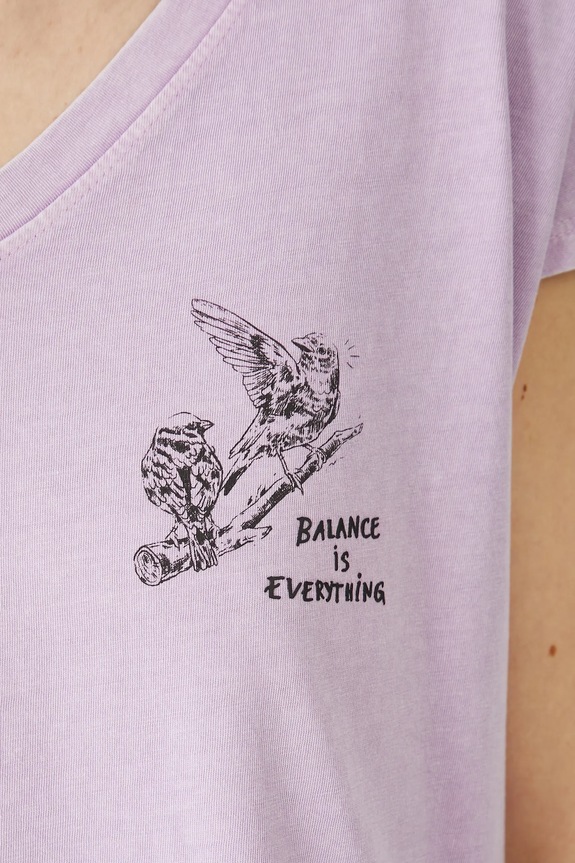 Medicine tricou din bumbac RS25-TSDA10 violet
