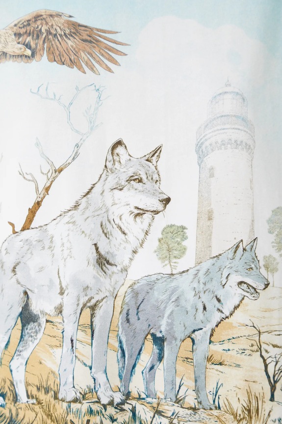 T-shirt bawełniany damski z elastanem z kolekcji Medicine x Słowiński Park Narodowy kolor niebieski RS25.TSDA60