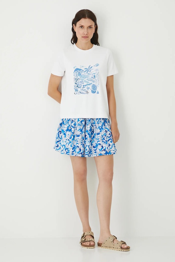 Pamučna majica Medicine RS25-TSDB00 bijela RS25