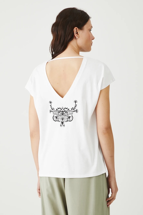 Medicine t-shirt bawełniany biały RS25-TSDB16