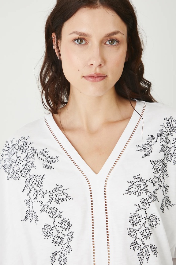 Medicine tricou din bumbac alb RS25-TSDB18