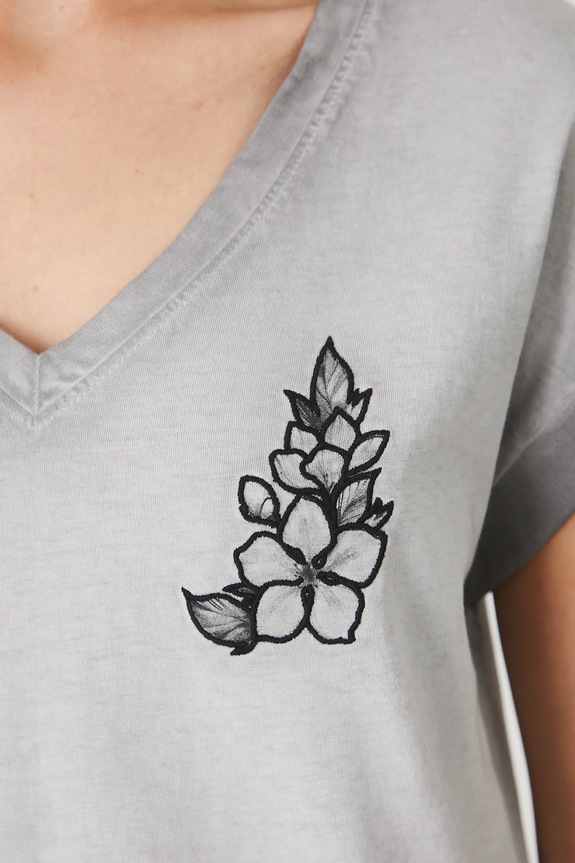 Bavlnené tričko dámske Tattoo Art by Natalia Perrote RS25-TSDC60