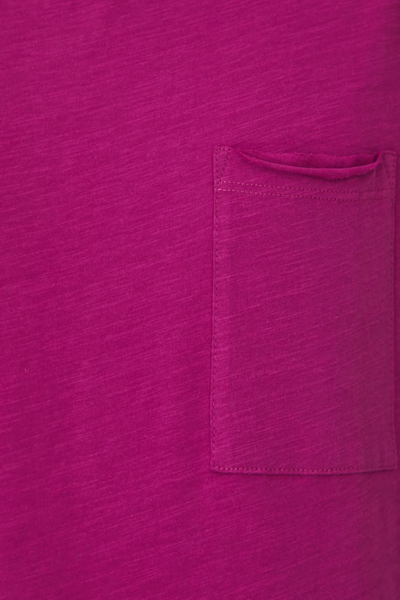 T-shirt bawełniany męski gładki kolor fioletowy RS25-TSM060 fioletowy