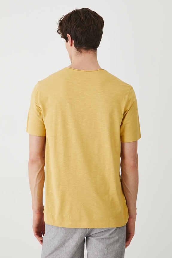 Odzież Medicine t-shirt bawełniany RS25-TSM091 żółty