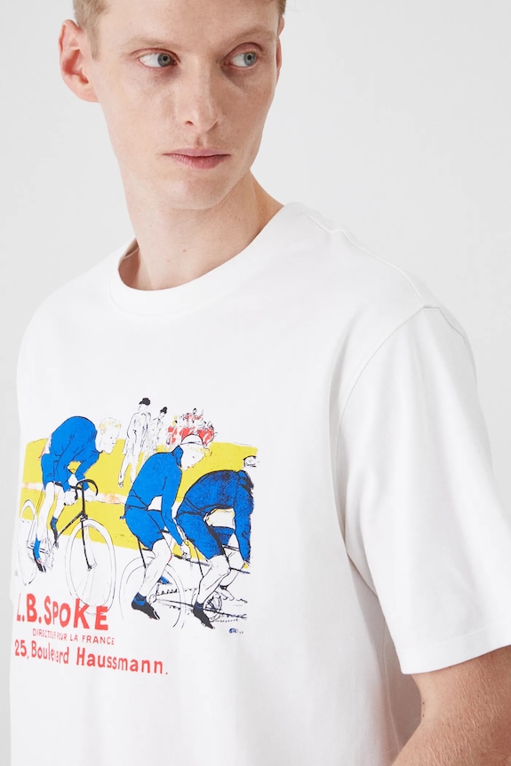 Medicine tricou din bumbac RS25-TSM254 alb