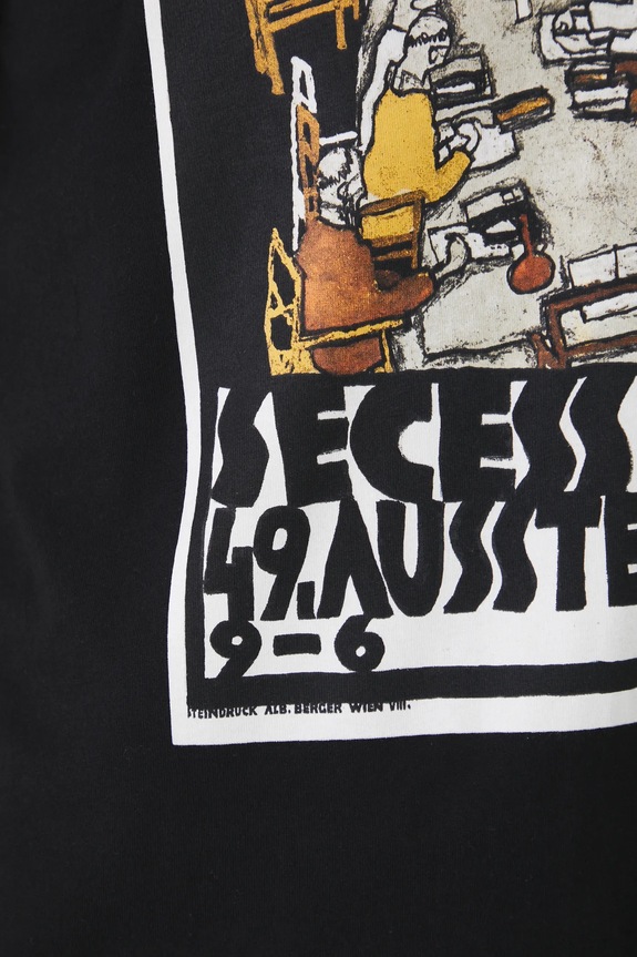 T-shirt bawełniany męski z kolekcji Eviva L'arte kolor czarny RS25-TSM260