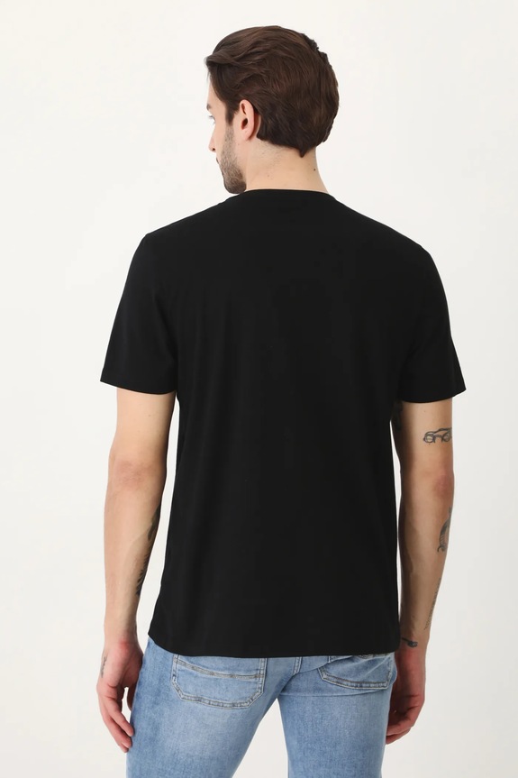 T-shirt bawełniany męski by Magda Kubiak – Dziki Las kolor czarny czarny RS25.TSM283