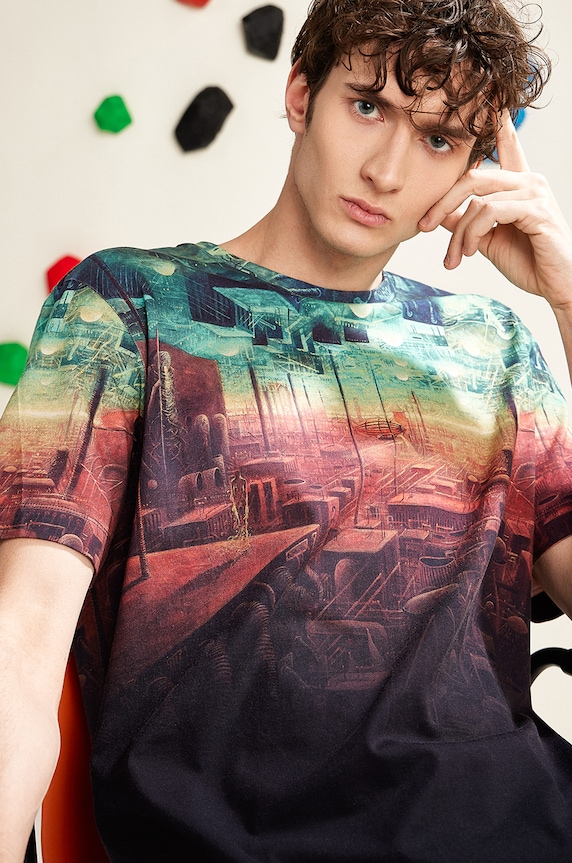 Medicine t-shirt elasztánnal többszínű RS25.TSM458