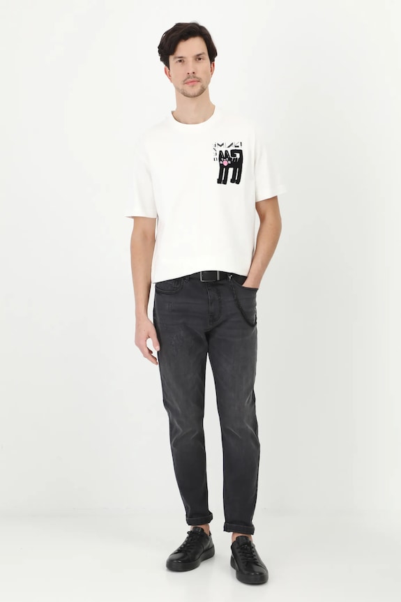 Дрехи Памучна тениска Medicine RS25-TSM459 бежов