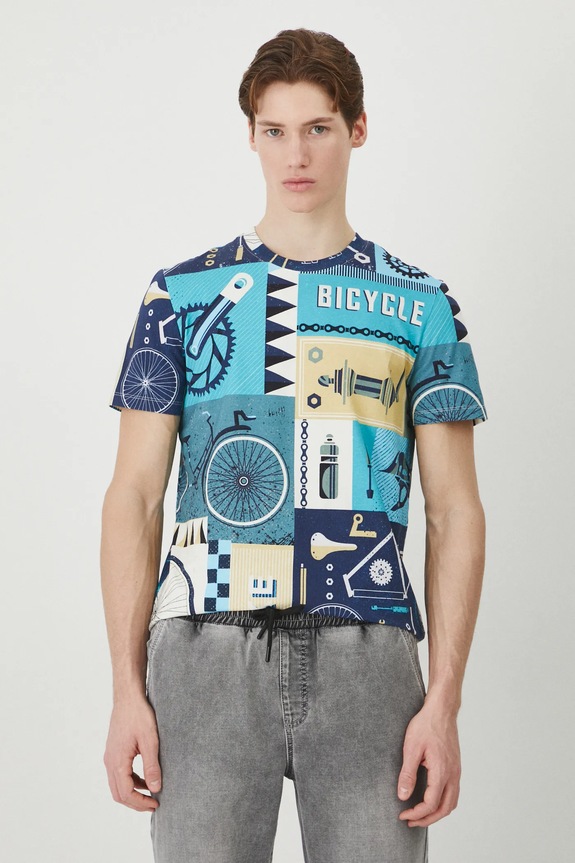 Medicine t-shirt slim multicolore RS25-TSM603