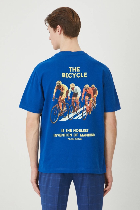 Ρούχα Βαμβακερό μπλουζάκι Medicine RS25-TSM604 μπλε