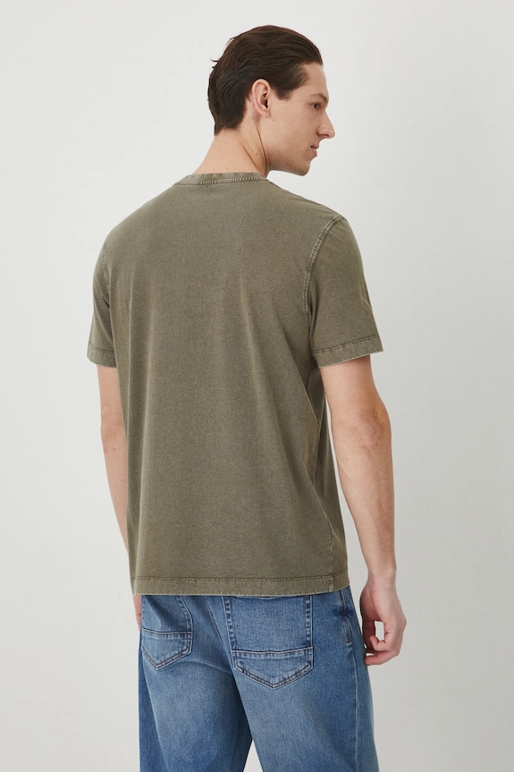 Odzież T-shirt bawełniany męski Rambo kolor zielony RS25-TSM677 zielony