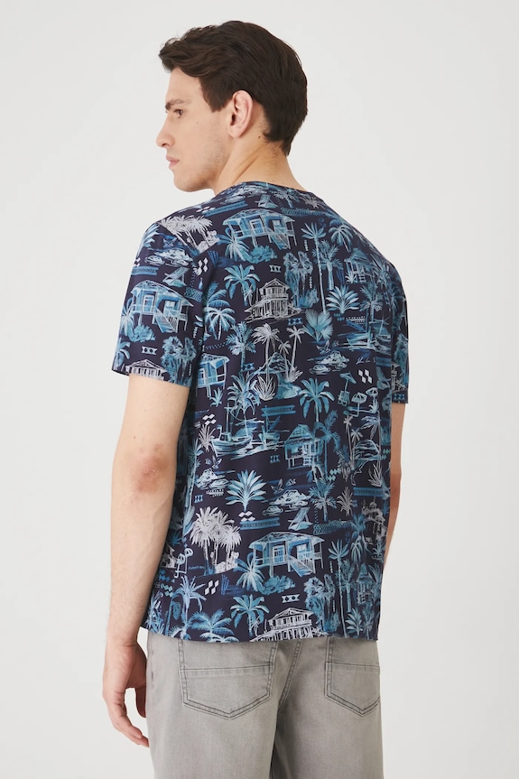 Odzież Medicine t-shirt bawełniany RS25-TSM708 granatowy