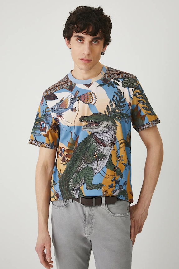 Medicine tricou cu modele multicolor RS25-TSM808