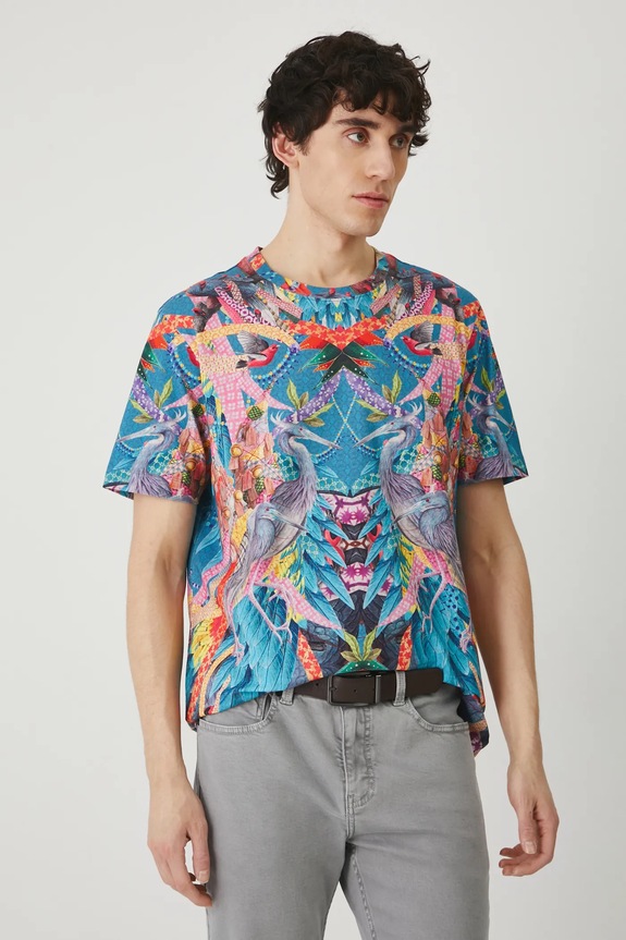 Tričko Medicine RS25-TSM862 tyrkysová RS25