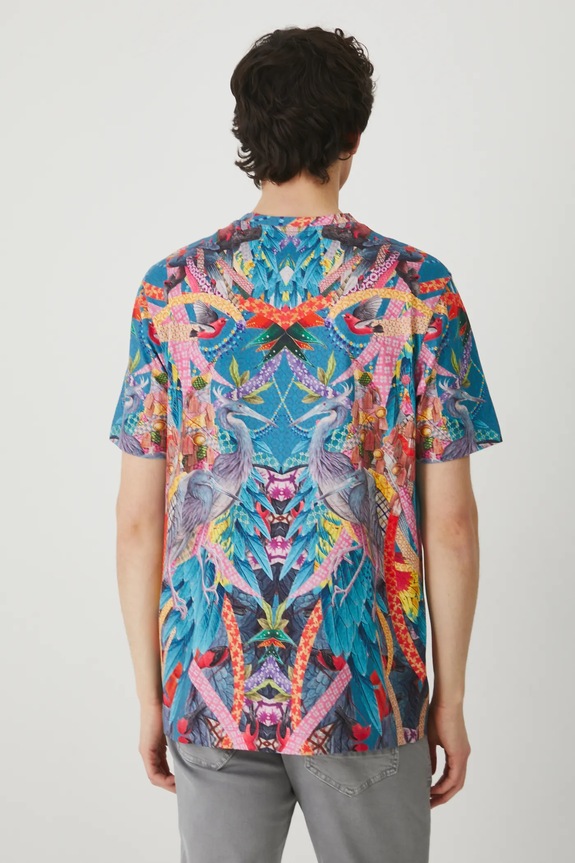 Tričko Medicine tyrkysová RS25-TSM862