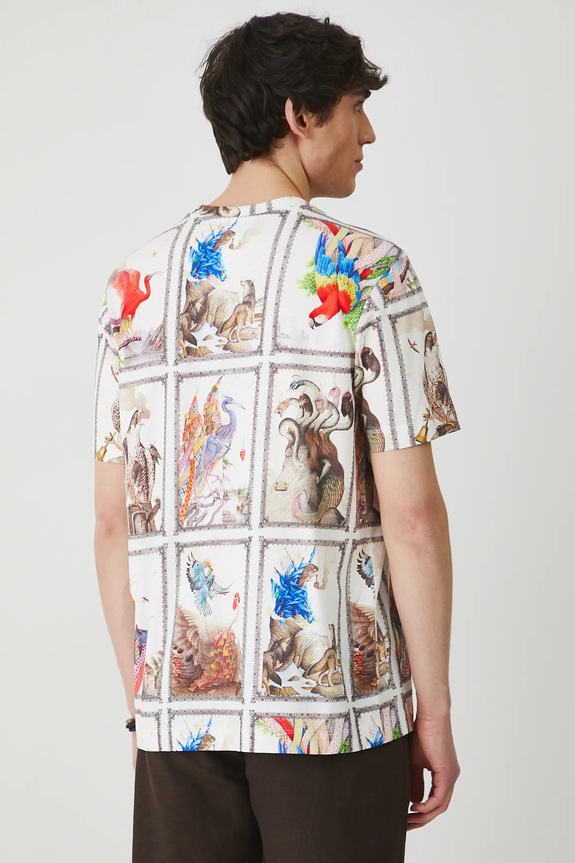 Βαμβακερό μπλουζάκι Medicine πολύχρωμο RS25-TSM863