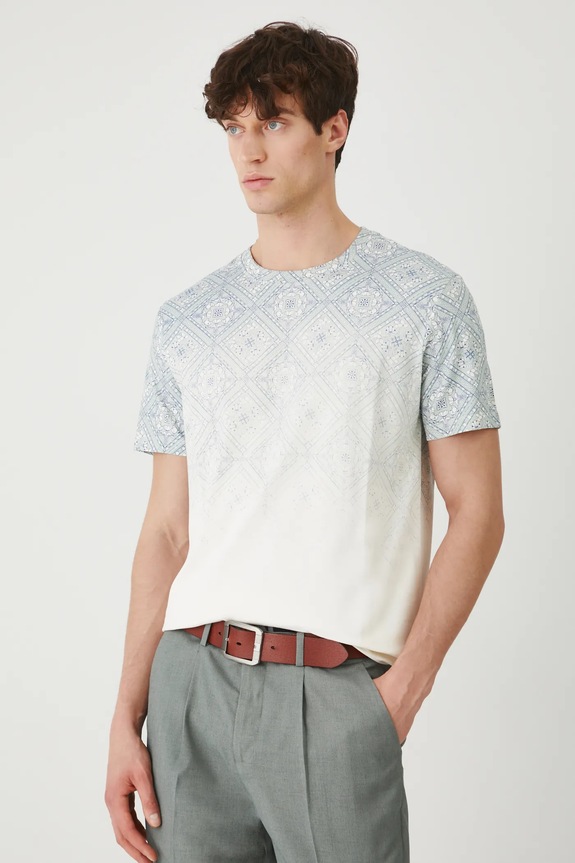 Kratka majica Medicine Z elastanom bež RS25-TSM904