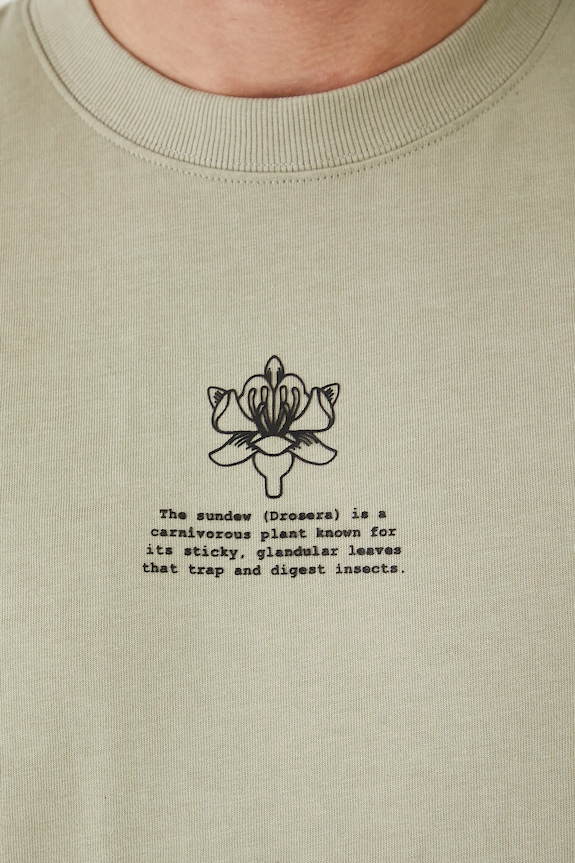 T-shirt bawełniany męski z kolekcji Medicine x Słowiński Park Narodowy kolor zielony RS25-TSMA57