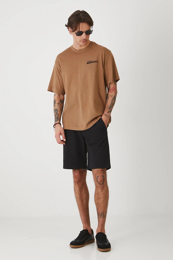 T-shirt bawełniany męski Volkswagen kolor beżowy RS25.TSMA82 beżowy RS25