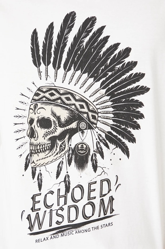 Bavlnené tričko pánske s potlačou RS25-TSMC18 biela