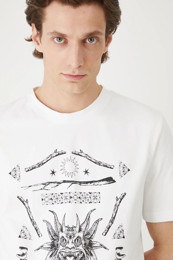 Medicine t-shirt bawełniany biały RS25-TSMC22