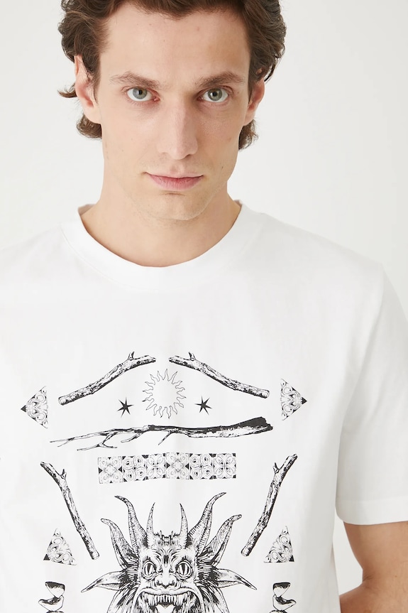 Medicine t-shirt bawełniany biały RS25-TSMC22