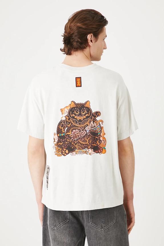 Bavlněné tričko pánské Tattoo Art by Boren Huang – Horiren 彫壬 RS25-TSMC50 šedá