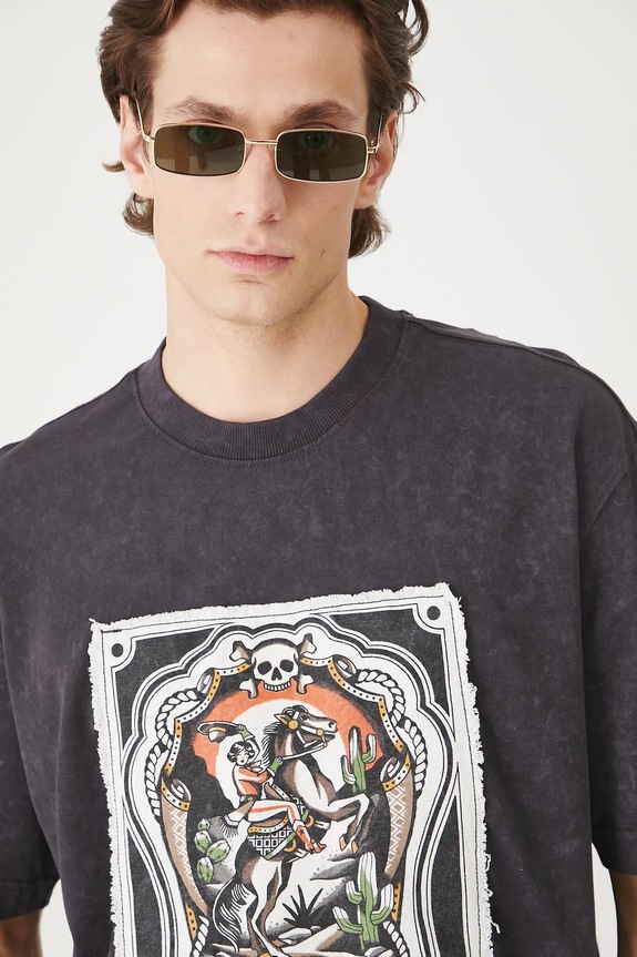 Bavlnené tričko pánske Tattoo Art by Ewelina Kubiak – Evel Qbiak Tattoo RS25-TSMC53 sivá