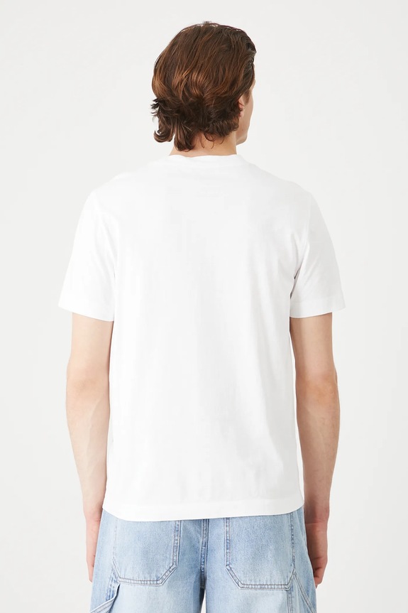 Bavlnené tričko pánske Tattoo Art by Michał Kidacki biela RS25-TSMC55