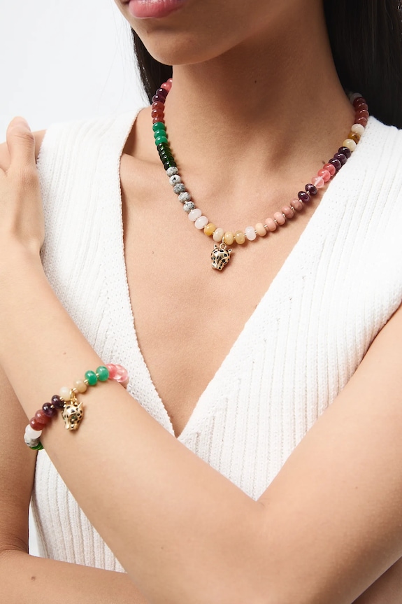 Bransoletka damska z kamieniami naturalnymi multicolor RS26-ABD500