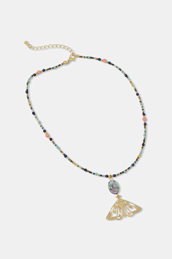 Naszyjnik z zawieszką damski z muszlą RS26-ASD502 multicolor RS26