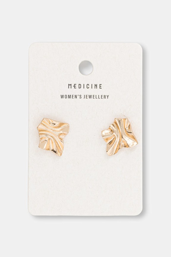 Σκουλαρίκια Medicine RS26-AUD304 χρυσαφί