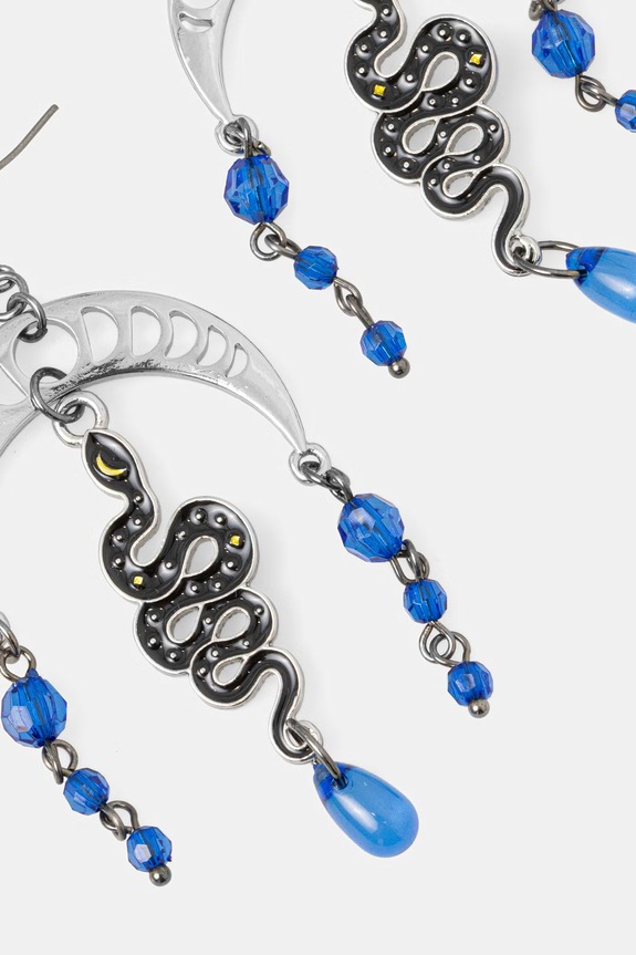 Kolczyki damskie z zawieszkami RS26-AUD703 srebrny RS26