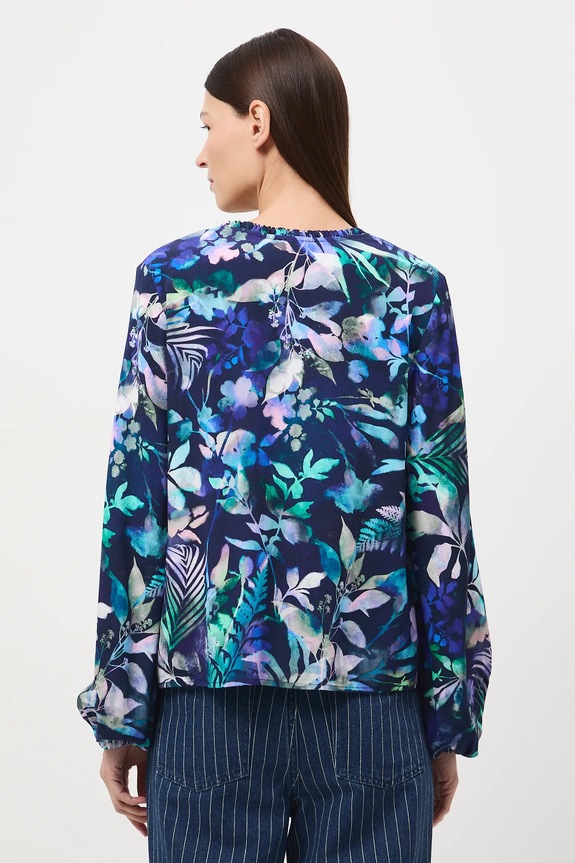 Odzież Bluzka damska z wiskozy wzorzysta RS26-BDD011 multicolor