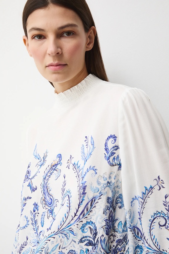 Medicine bluza ženska viskozna bela RS26-BDD303