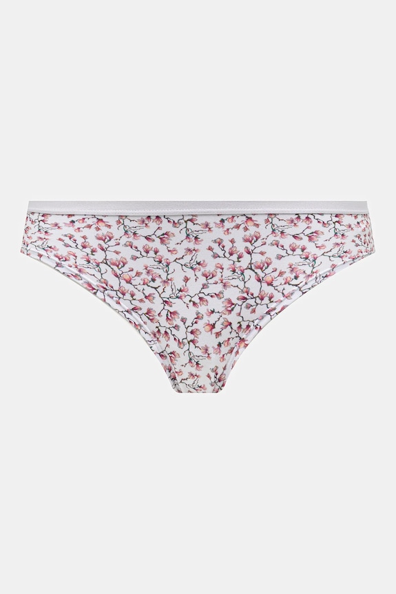 Figi bawełniane damskie briefs z elastanem wzorzyste (2-pack) multicolor RS26-BID251