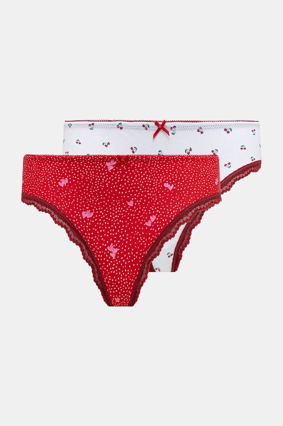 Kalhotky dámské z kolekce Valentine’s Day (2-pack) RS26-BID281 vícebarevná RS26