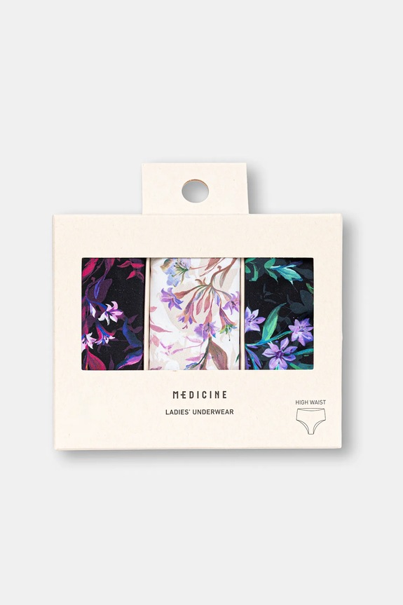 Kalhotky dámské briefs, se vzorem (3-pack) RS26-BID301